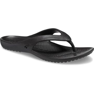 Crocs Kadee II Flip Szandál Női Fekete | HU 0527UZGT